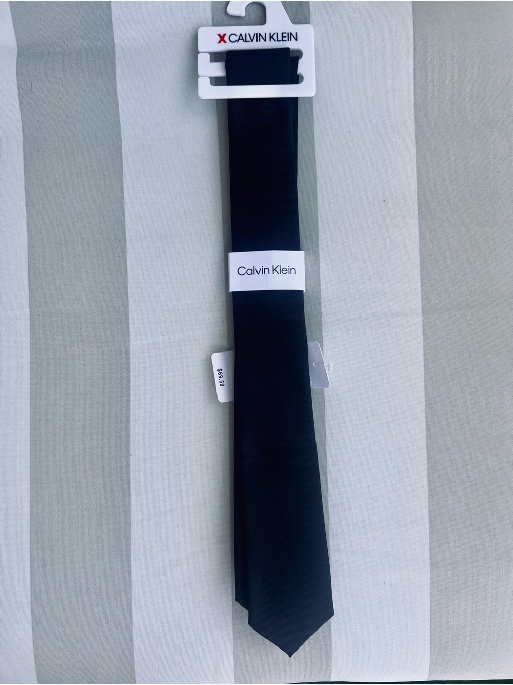 Calvin Klein Black Skinny Tie